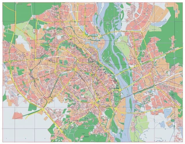 Mapa miasta Kijów