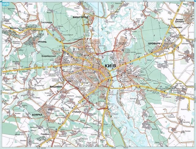 Mapa drogowa Kijowa