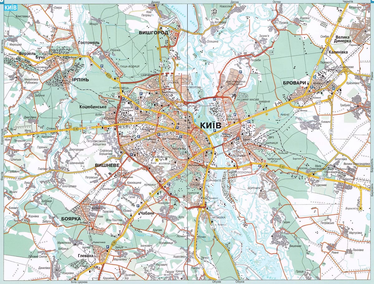 Mapa drogowa Kijowa
